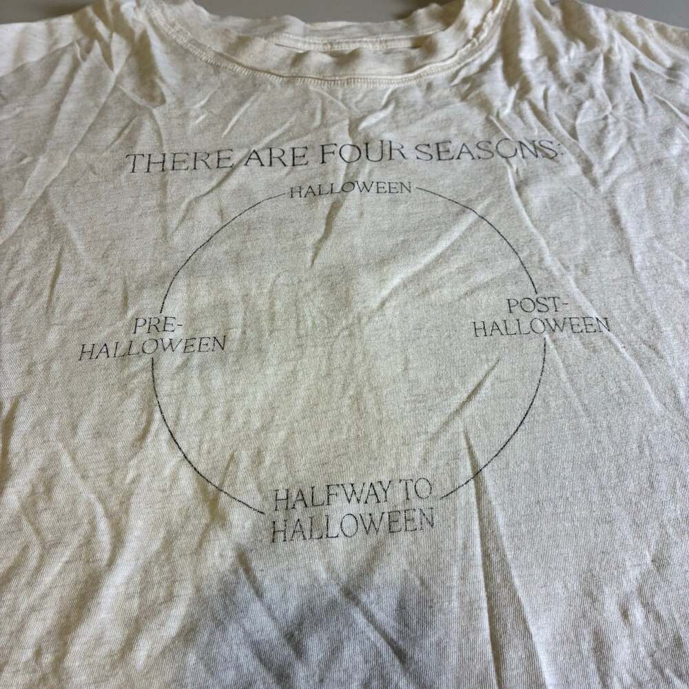 Halloween Graphic Tee There Are Four Seasons Pre Halloween Funny Shirt Plus Size